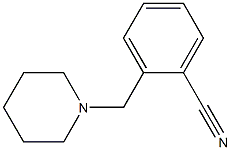 2-Piperidinomethylbenzonitrile Struktur