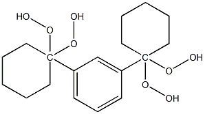 1,1'-(1,3-Phenylene)dicyclohexyldihydroperoxide Struktur