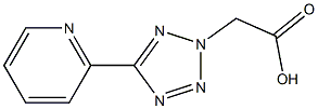 5-(2-Pyridyl)-2H-tetrazole-2-acetic acid Struktur