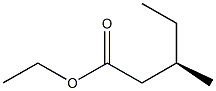 [R,(-)]-3-Methylvaleric acid ethyl ester Struktur