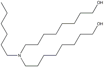 8,8'-(Hexylimino)bis(1-octanol) Struktur