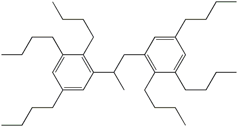 3,3'-(1,2-Propanediyl)bis(1,2,5-tributylbenzene) Struktur