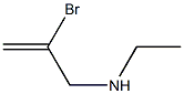 2-Bromo-N-ethyl-2-propen-1-amine Struktur