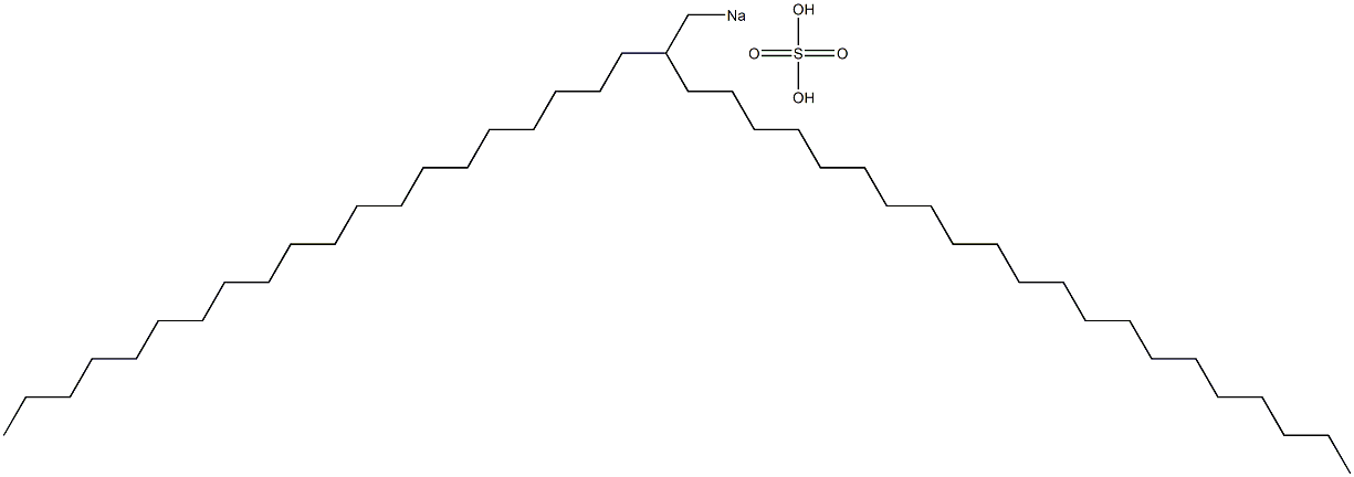 Sulfuric acid 2-icosyltricosyl=sodium salt Struktur