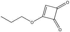 3-Propyloxy-3-cyclobutene-1,2-dione Struktur