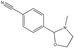 p-(3-Methyl-2-oxazolidinyl)benzonitrile Struktur