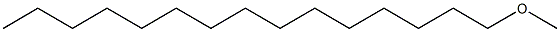 1-Methoxypentadecane Struktur