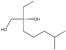 [R,(-)]-2-Ethyl-6-methyl-1,2-heptanediol Struktur