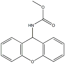 (9H-Xanthen-9-yl)carbamic acid methyl ester Struktur