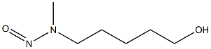 N-Methyl-N-nitroso-5-hydroxypentylamine Struktur