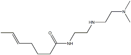 N-[2-[2-(Dimethylamino)ethylamino]ethyl]-5-heptenamide Struktur