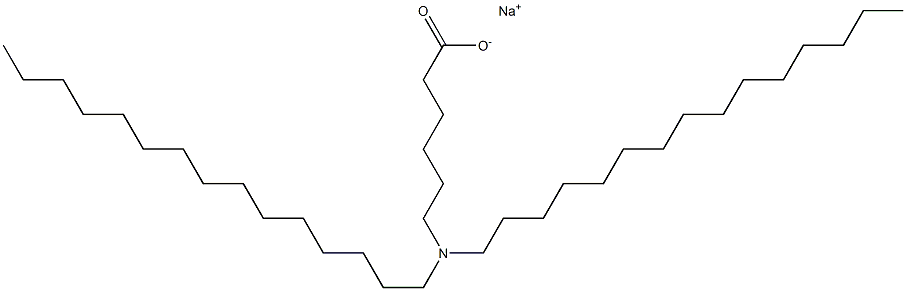 6-(Dipentadecylamino)hexanoic acid sodium salt Structure