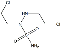 N,N-Bis(2-chloroethyl)amidosulfuric acid hydrazide Struktur