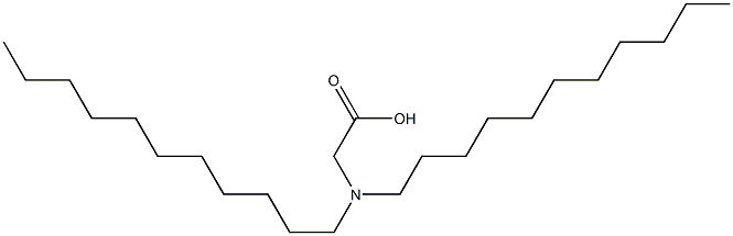 N,N-Diundecylaminoacetic acid Struktur