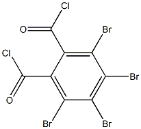 Tetrabromophthalic acid dichloride Struktur