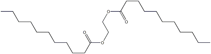 Diundecanoic acid 1,2-ethanediyl ester Struktur