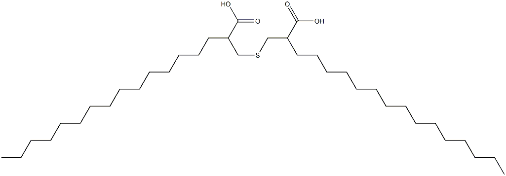 2,2'-Dipentadecyl[3,3'-thiodipropionic acid] Structure