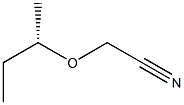 [S,(+)]-sec-Butyloxyacetonitrile Struktur