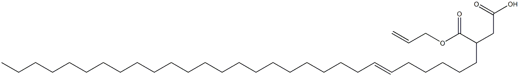 3-(6-Nonacosenyl)succinic acid 1-hydrogen 4-allyl ester Struktur