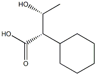 (2S,3R)-2-Cyclohexyl-3-hydroxybutanoic acid Struktur