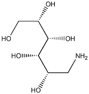 (2S,3S,4S,5S)-6-Aminohexane-1,2,3,4,5-pentol Struktur