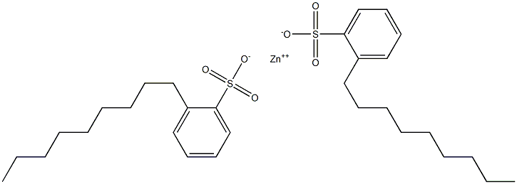 Bis(2-nonylbenzenesulfonic acid)zinc salt Struktur