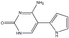 5-(1H-Pyrrol-2-yl)-4-aminopyrimidin-2(1H)-one Struktur