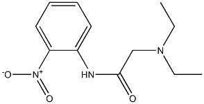 N-[2-Nitrophenyl]-2-(diethylamino)acetamide Struktur