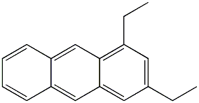 1,3-Diethylanthracene Struktur