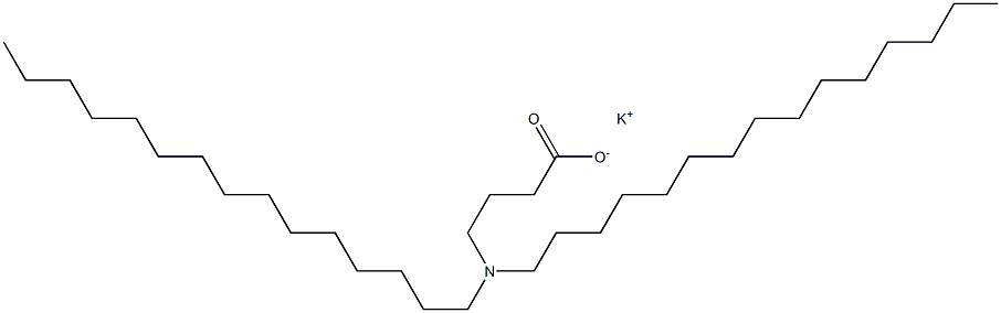 4-(Dipentadecylamino)butyric acid potassium salt Structure