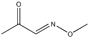 1-[Methoxyimino]propan-2-one Struktur