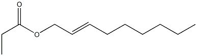 Propionic acid 2-nonenyl ester Struktur