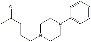 5-(4-Phenyl-1-piperazinyl)pentane-2-one Struktur