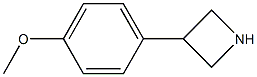 3-(p-Methoxyphenyl)azetidine Struktur