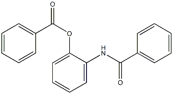 Benzoic acid 2-benzoylaminophenyl ester Struktur