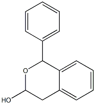 1-Phenyl-3,4-dihydro-1H-2-benzopyran-3-ol Struktur