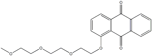 1-[2-[2-(2-Methoxyethoxy)ethoxy]ethoxy]anthracene-9,10-dione Struktur