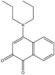 4-(Dipropylamino)naphthalene-1,2-dione Struktur