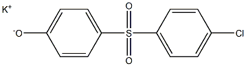 Potassium 4-(4-chlorophenylsulfonyl)phenolate Struktur