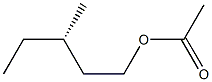 [S,(+)]-3-Methyl-1-pentanol acetate Struktur