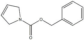 3-Pyrroline-1-carboxylic acid benzyl ester Struktur