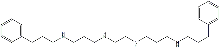 N,N'-Bis[3-[(3-phenylpropyl)amino]propyl]-1,2-ethanediamine Struktur