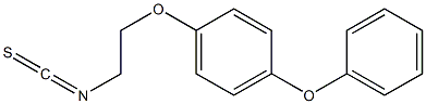 2-(p-Phenoxyphenoxy)ethyl isothiocyanate Struktur