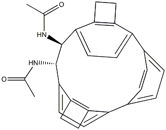 (1S,2S)-N,N'-Diacetyl-1,2-[p-phenylenebis(ethylene-4,1-phenylene)]-1,2-ethanediamine Struktur