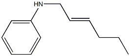 N-(2-Hexenyl)aniline Struktur