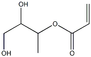 Butane-1,2,3-triol 3-acrylate Struktur