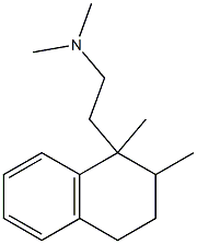 1,2,3,4-Tetrahydro-1,2-dimethyl-1-[2-(dimethylamino)ethyl]naphthalene Struktur