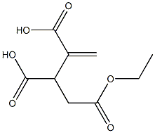 3-Butene-1,2,3-tricarboxylic acid 2-ethyl ester Struktur