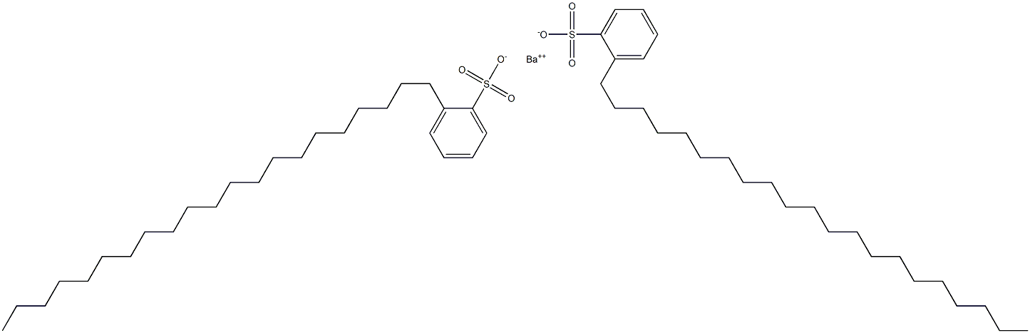 Bis(2-henicosylbenzenesulfonic acid)barium salt Struktur