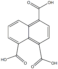 1,4,5-Naphthalenetricarboxylic acid Struktur